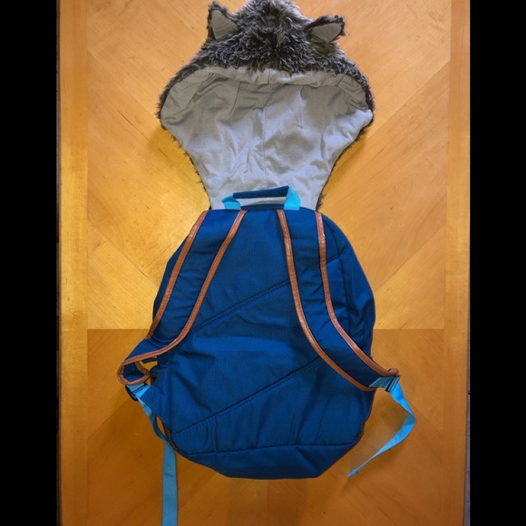 Marvel Book Bag with Fur Hoodie - Picture 2 of 3